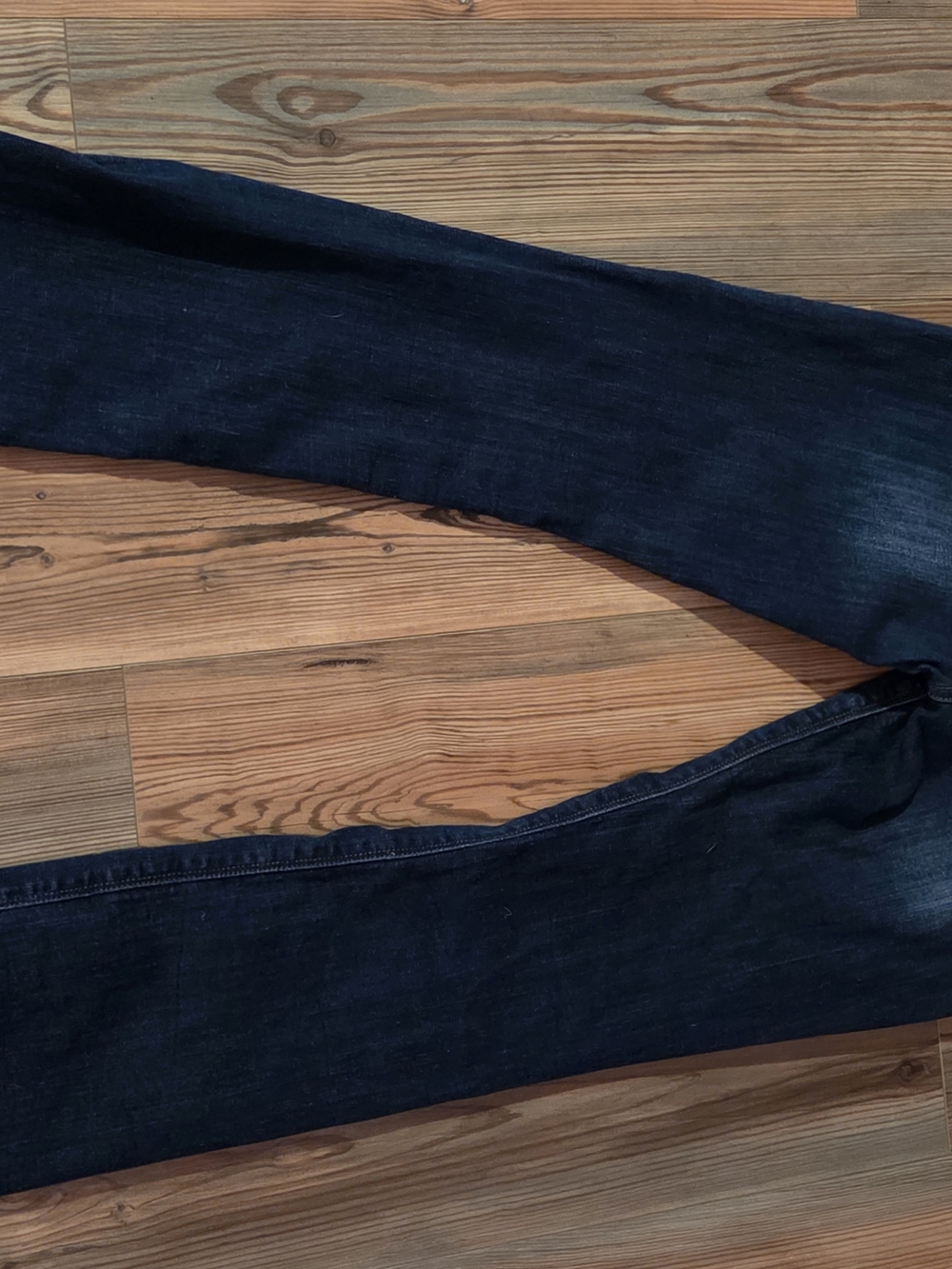 Express Dark Blue Flare Jeans - Picture 2 of 6